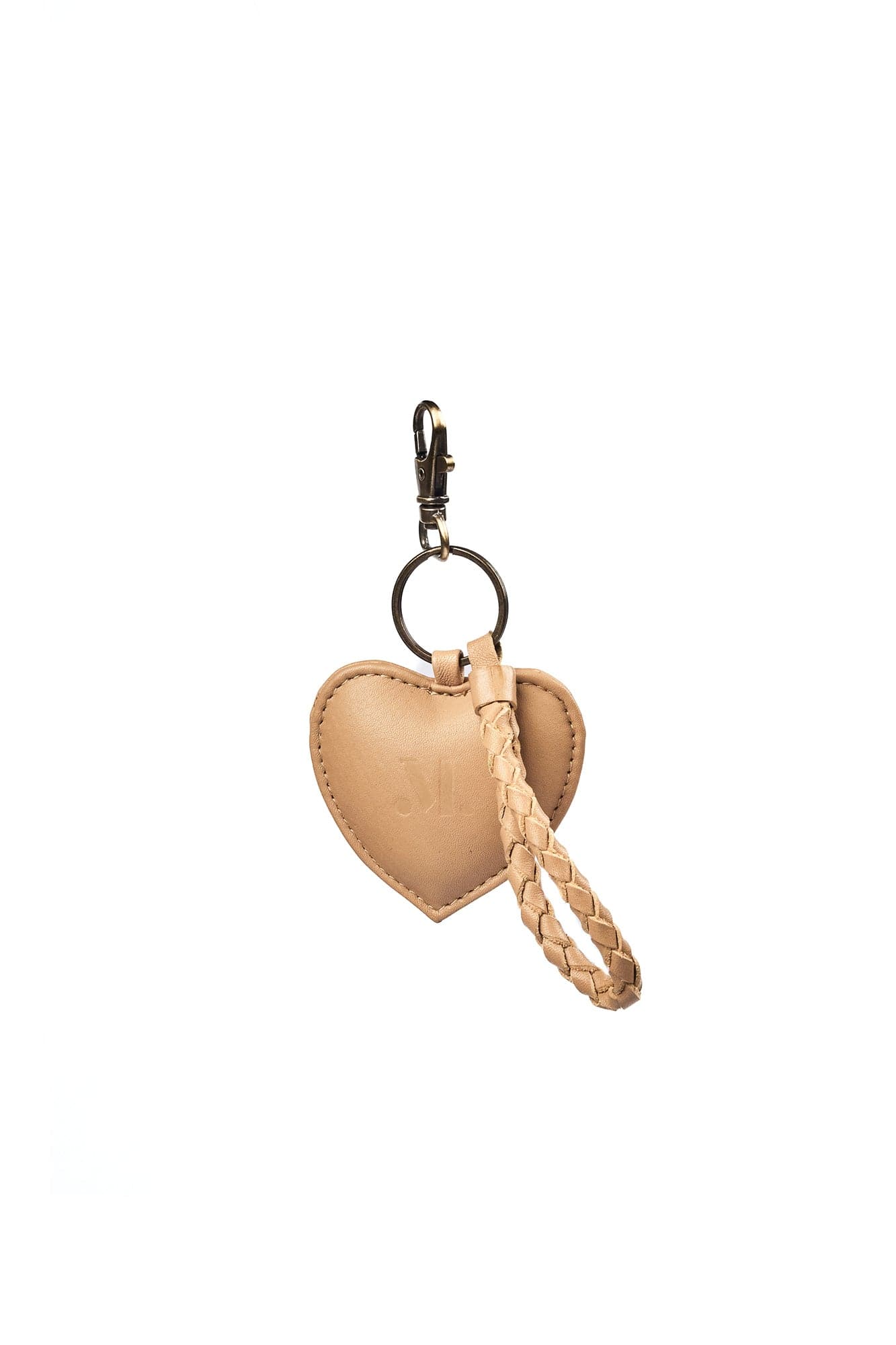 Mandrn Puffy Heart Keychain - Sand Keychain