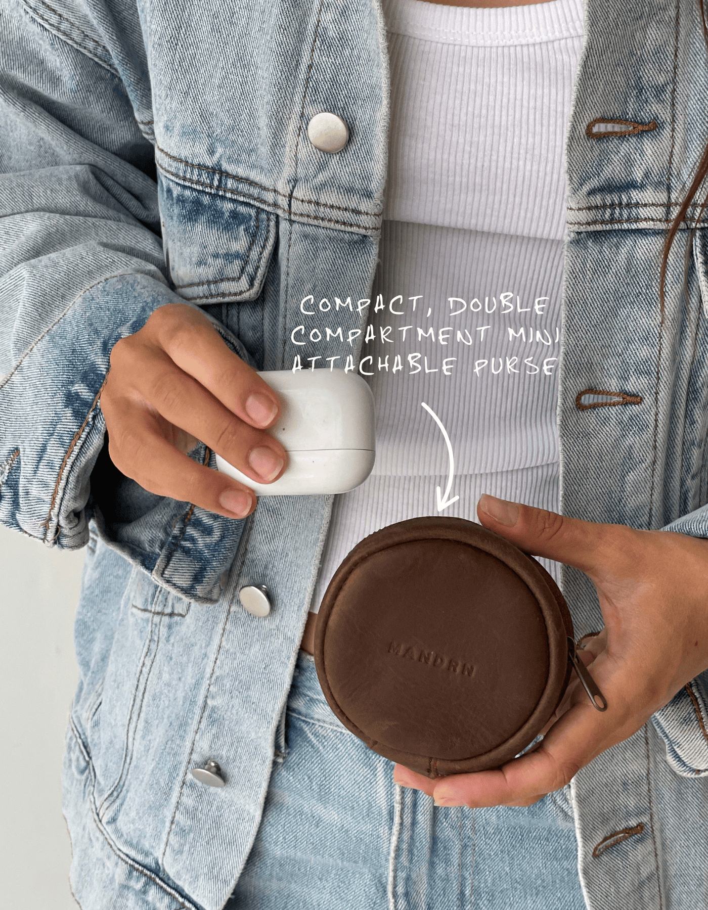 Mandrn Rover Circle Pouch - Saddle (Dark) Circle Pouch Add-On