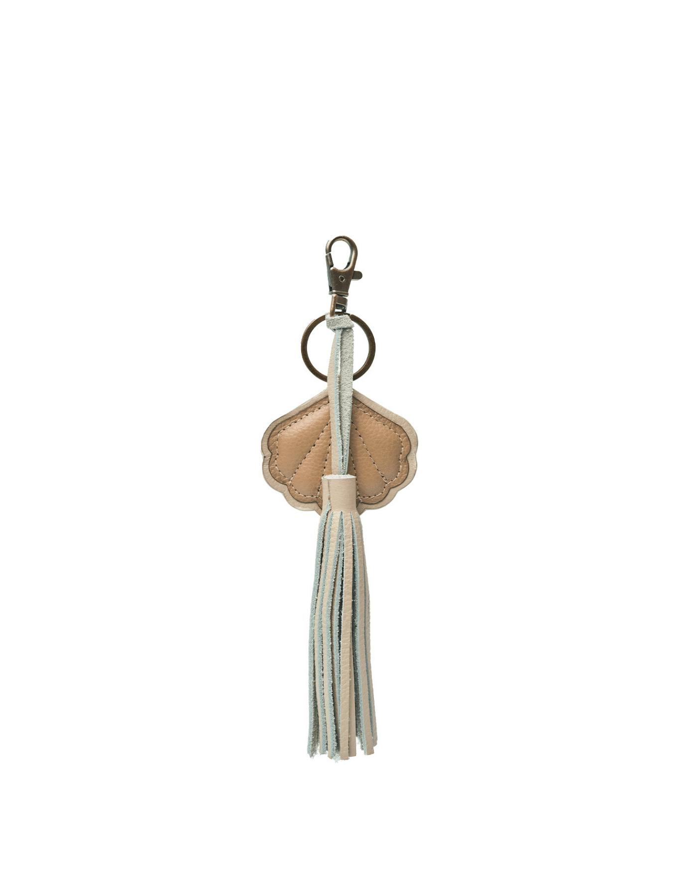 Mandrn Sea Shell & Tassel Keychain