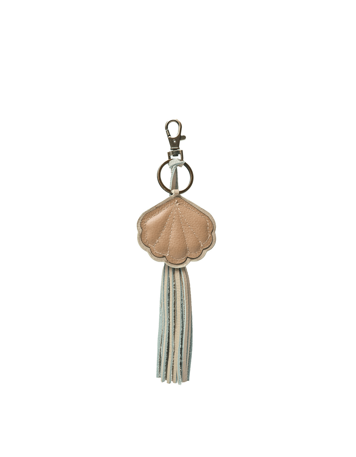 Mandrn Sea Shell & Tassel Keychain