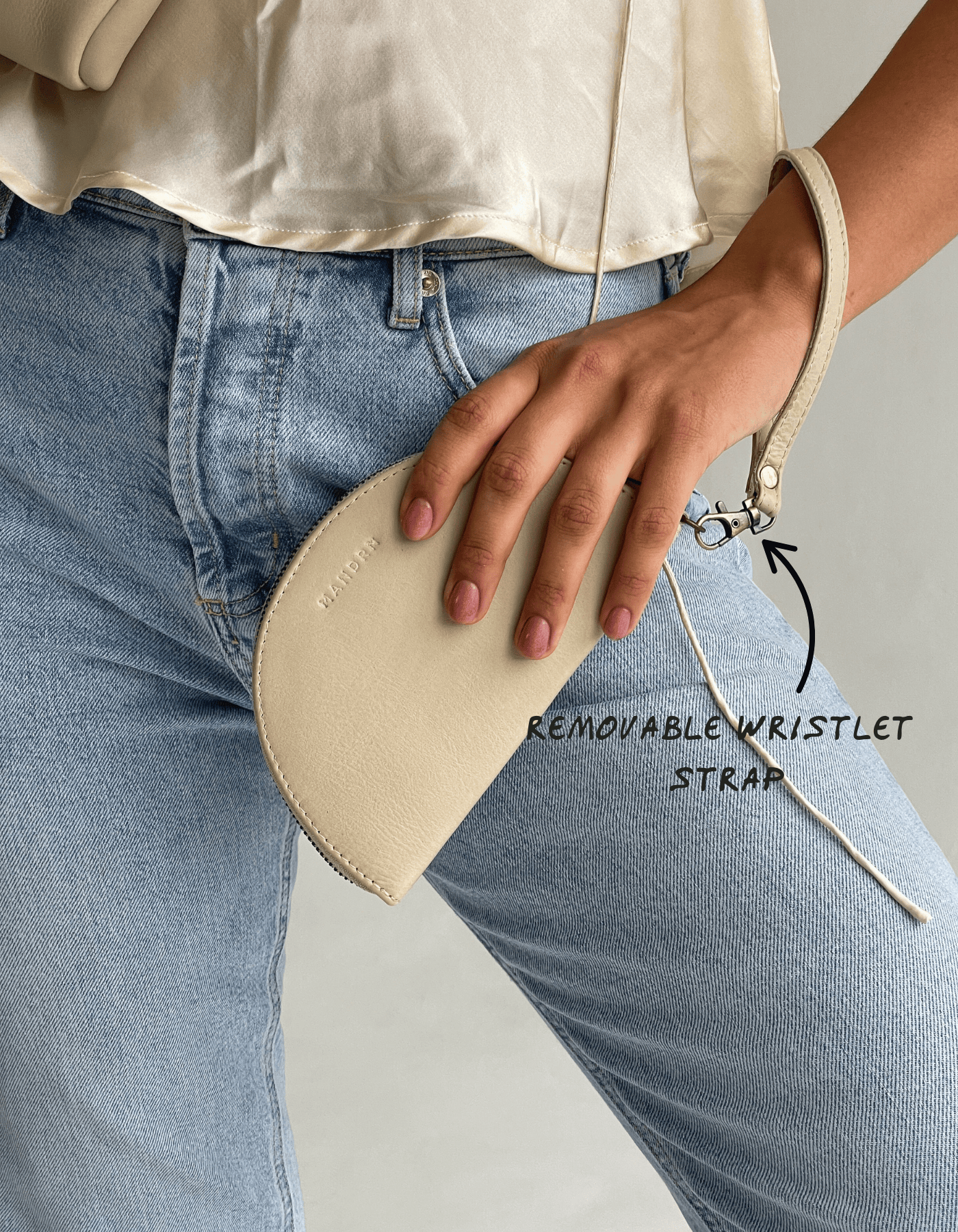 Mandrn Wedge Wallet - Bone Wallets &amp; Money Clips