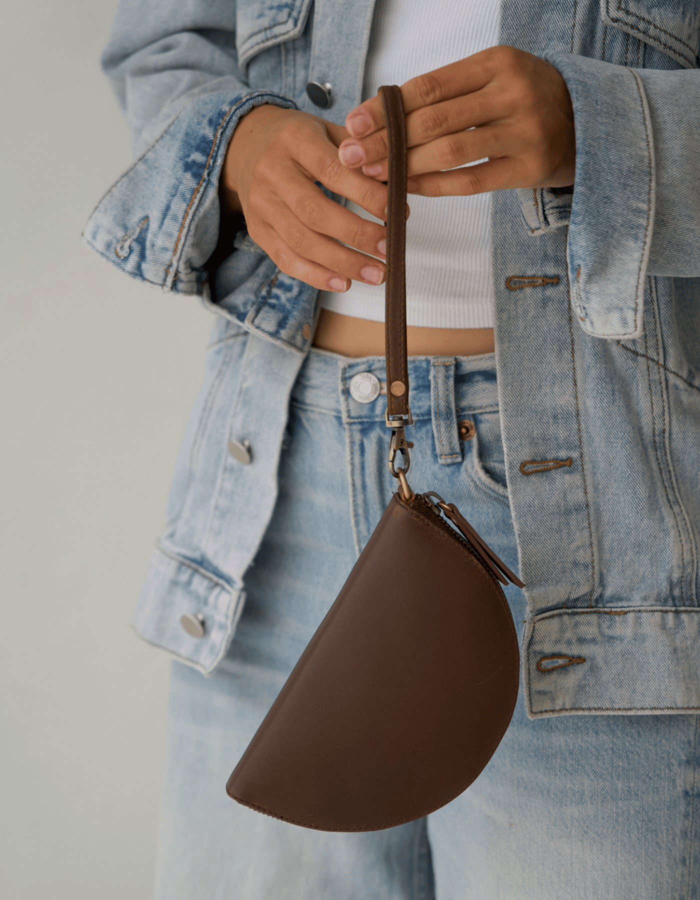 Mandrn Wedge Wallet - Saddle (Dark) Wallets & Money Clips