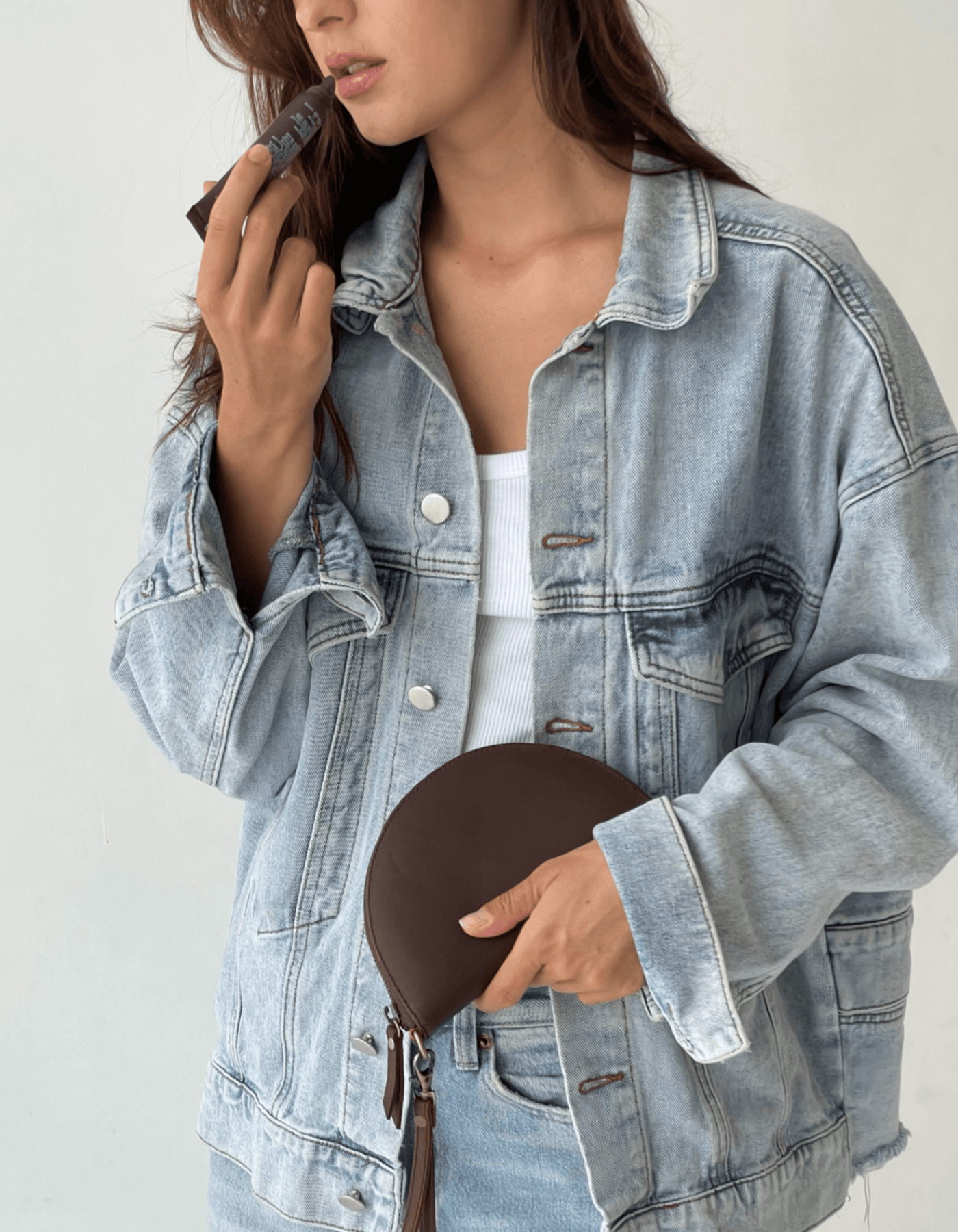 Mandrn Wedge Wallet - Saddle (Dark) Wallets &amp; Money Clips