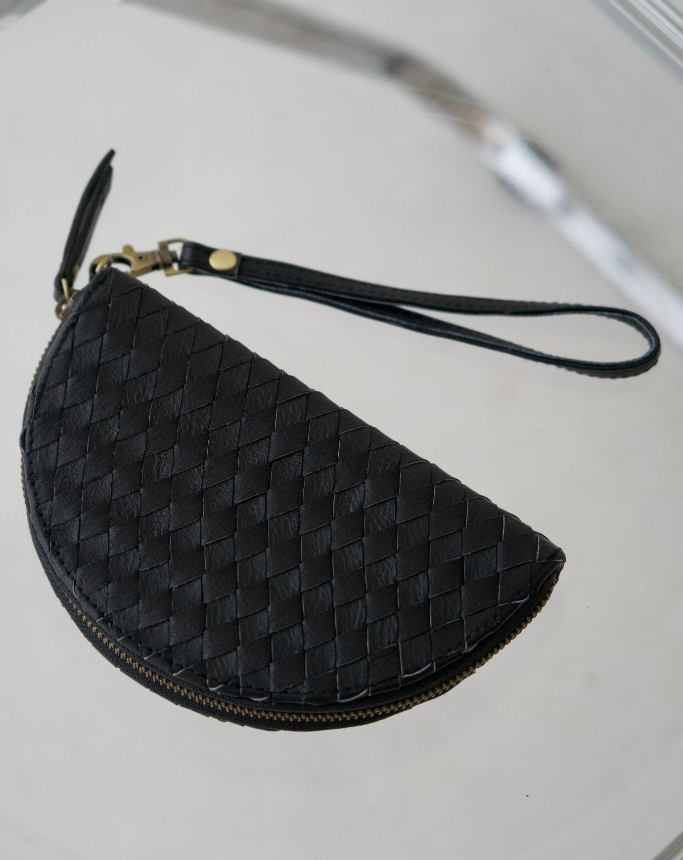 Mandrn Wedge Woven Wallet - Black Wallets & Money Clips