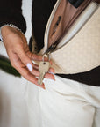 Mandrn Woven Atlas - Bone Crossbody Bag