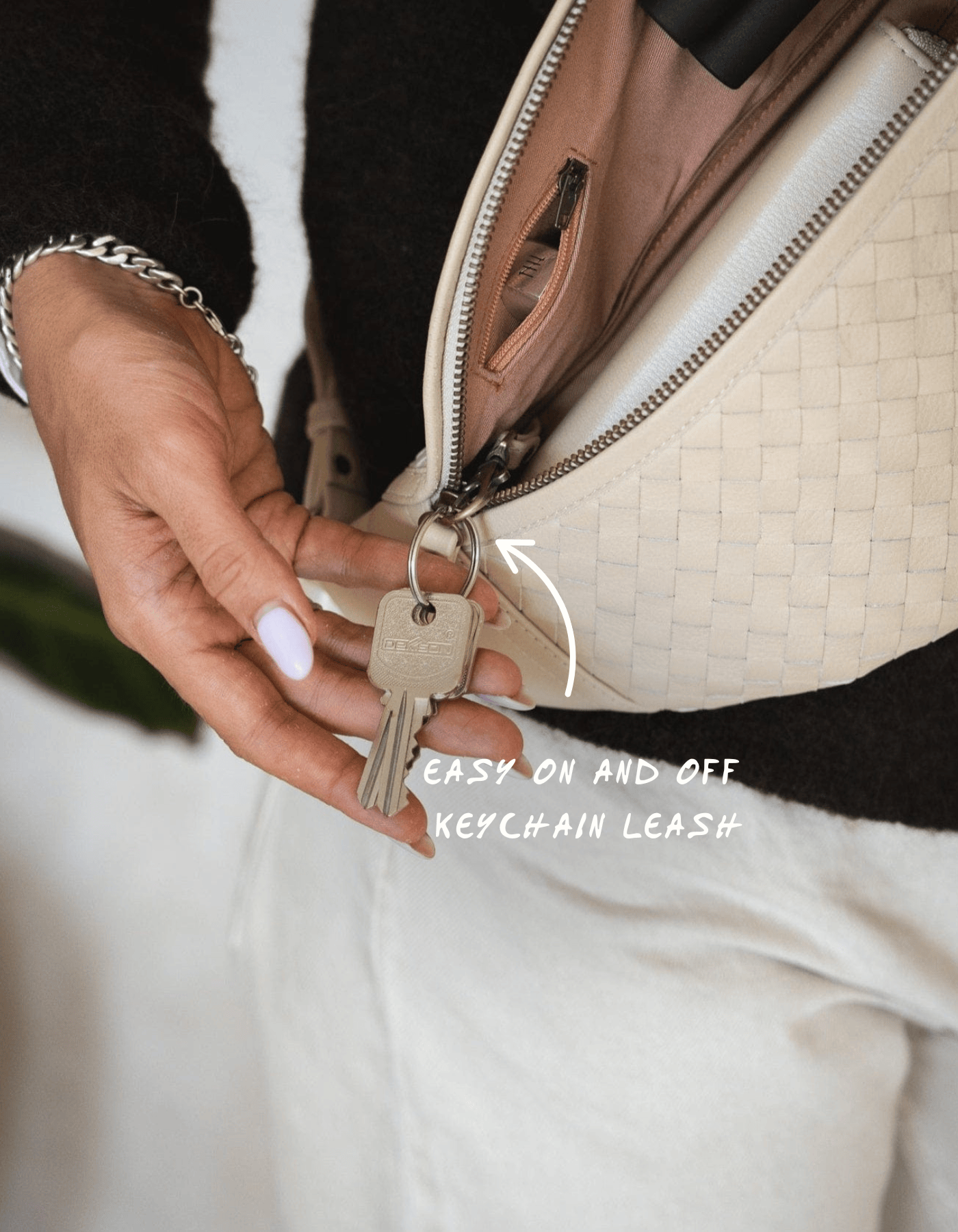 Mandrn Woven Atlas - Bone Fanny Pack