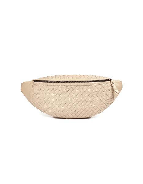 MANDRN | The Woven Atlas - Bone Leather Crossbody Bag
