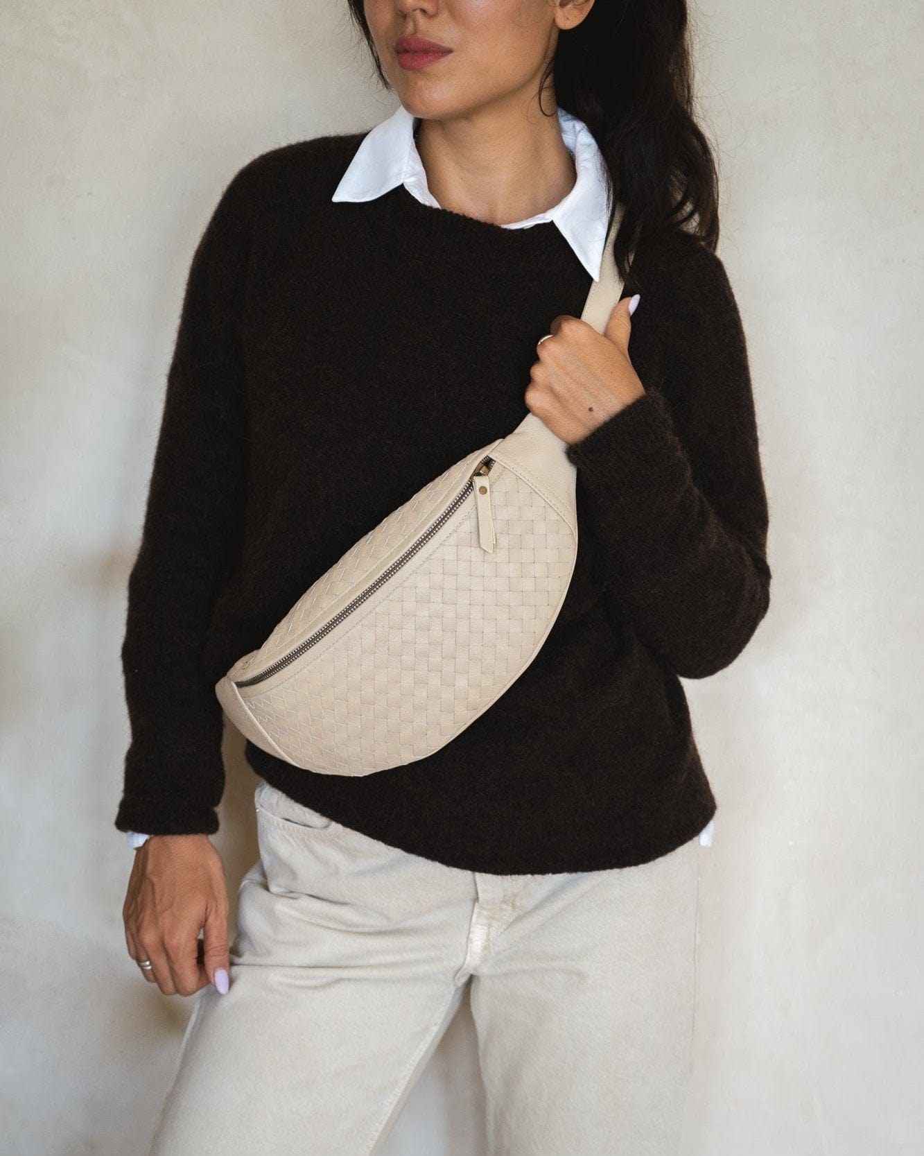 Mandrn Woven Atlas - Bone Fanny Pack