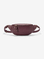 Mandrn Woven Atlas - Burgundy Crossbody Bag