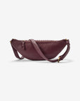 Mandrn Woven Atlas - Burgundy Crossbody Bag