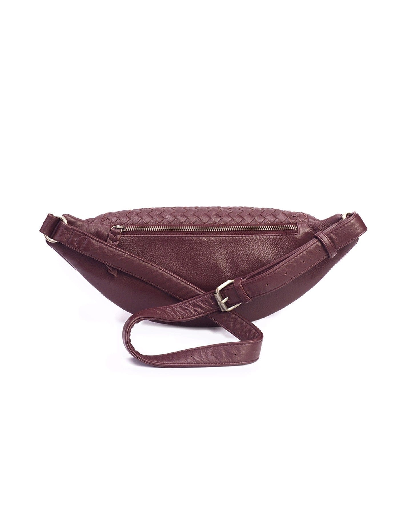 Mandrn Woven Atlas - Burgundy Fanny Pack