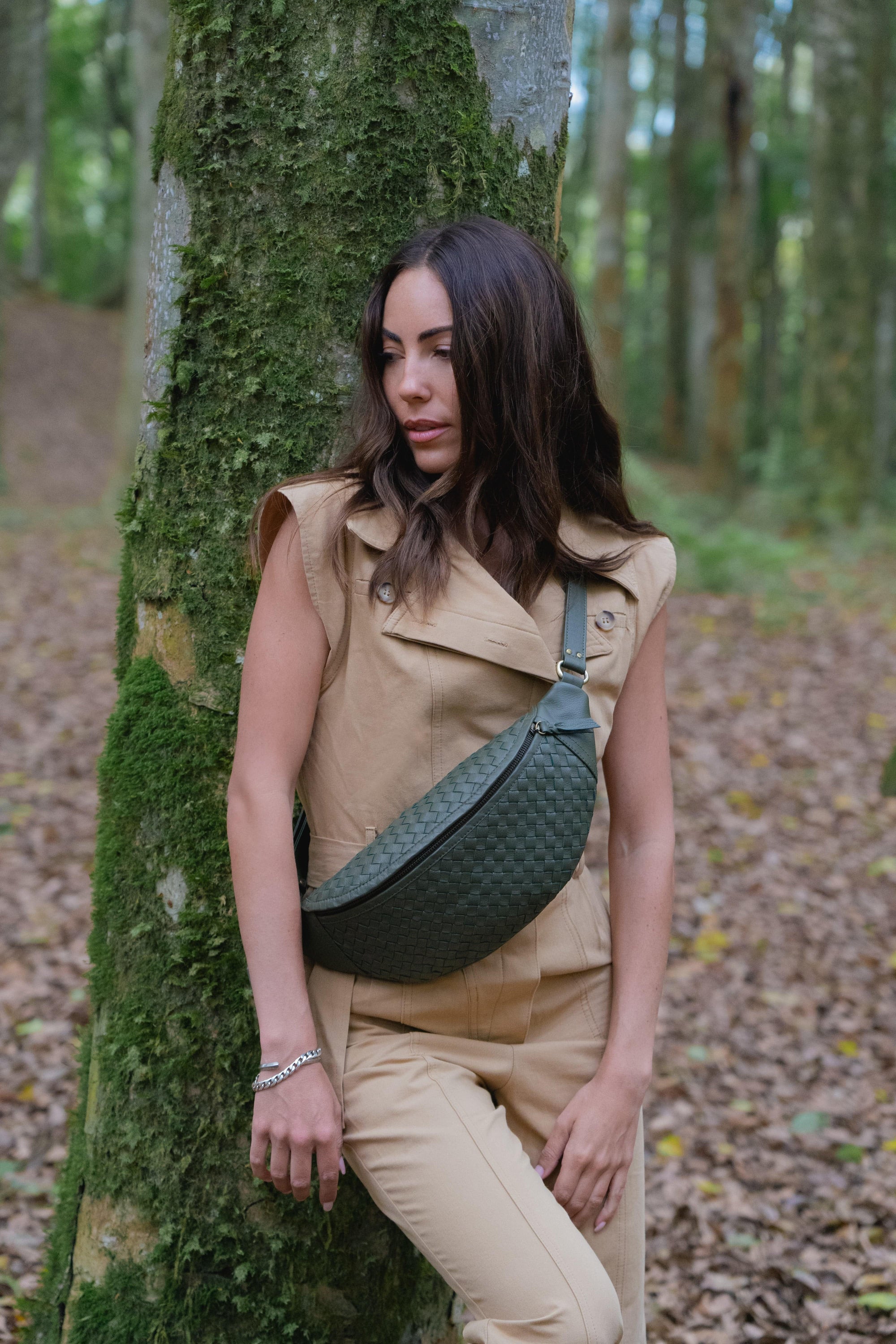 Mandrn Woven Atlas - Forest Fanny Pack