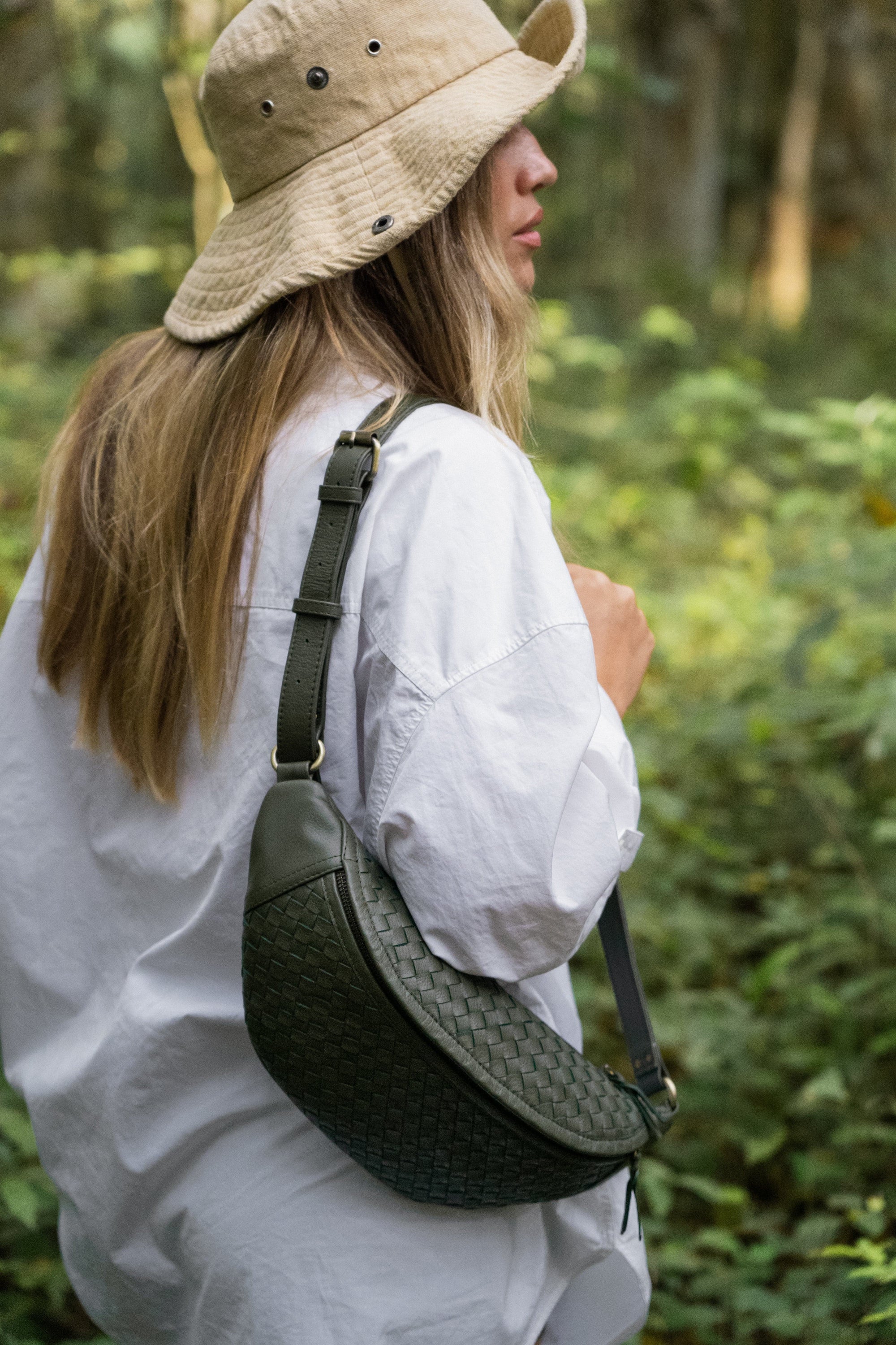 Mandrn Woven Atlas - Forest Fanny Pack