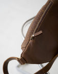 Mandrn Woven Atlas - Saddle (Dark) Crossbody Bag