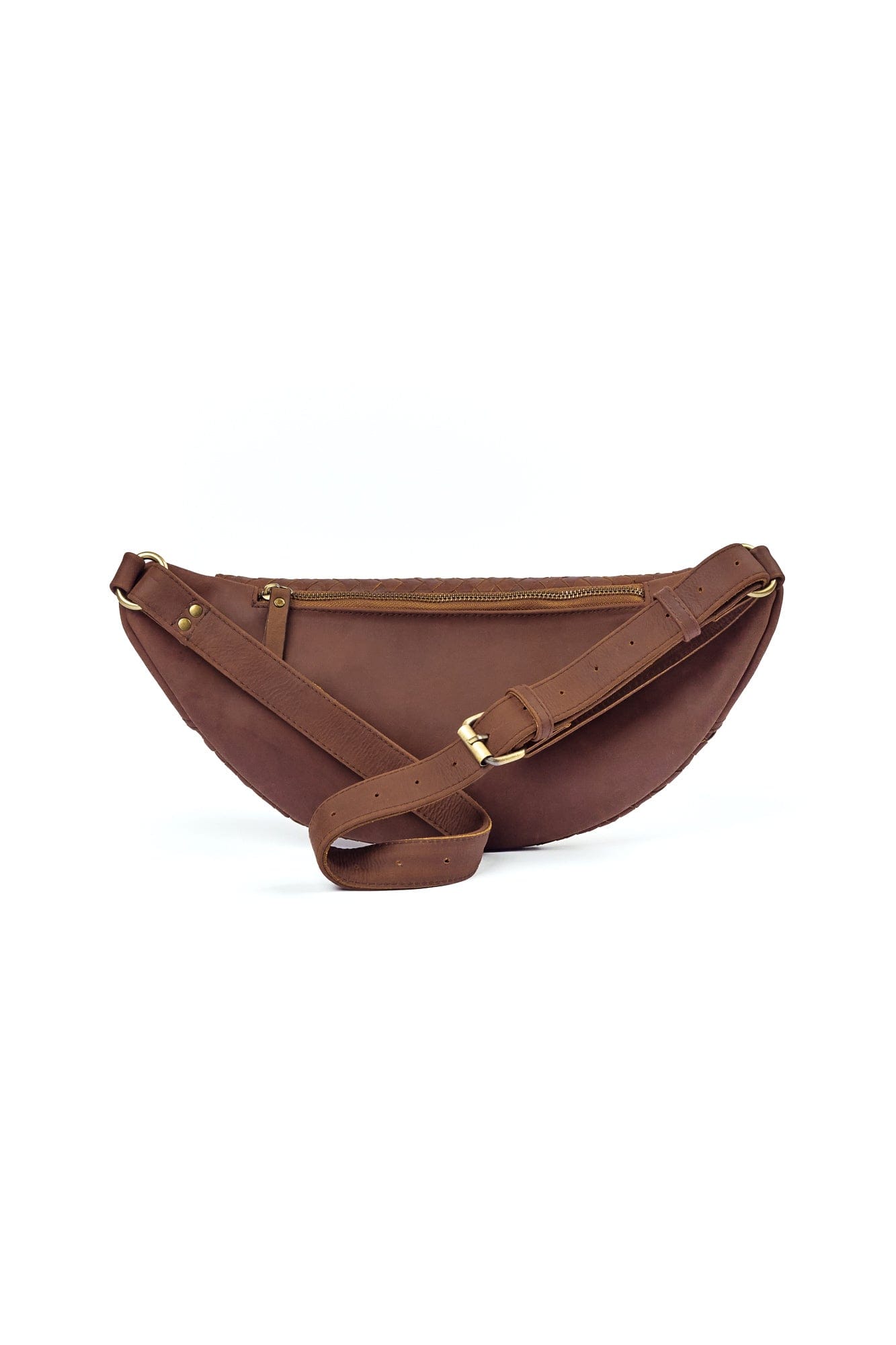 Mandrn Woven Atlas - Saddle (Dark) Fanny Pack