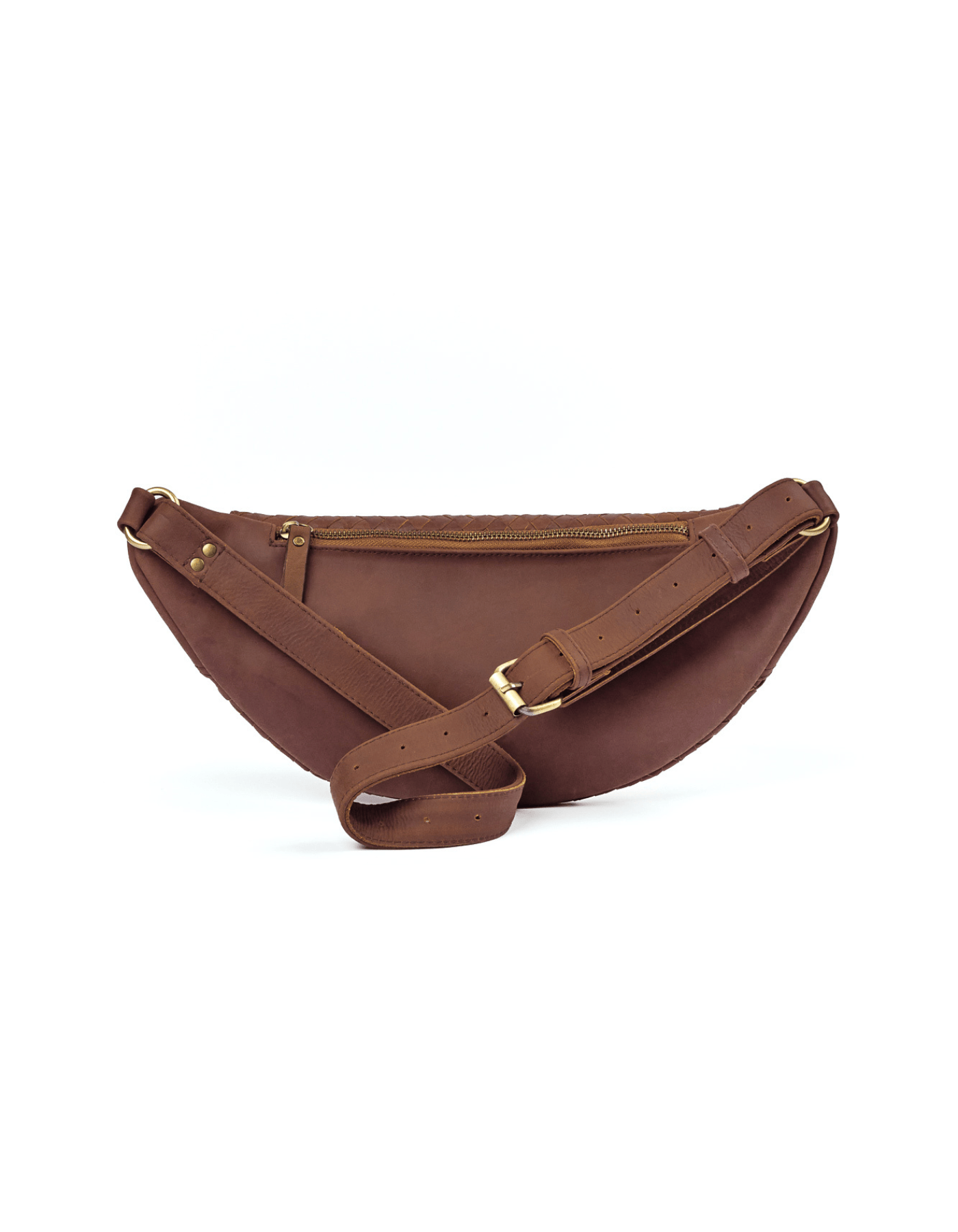 Mandrn Woven Atlas - Saddle (Dark) Fanny Pack
