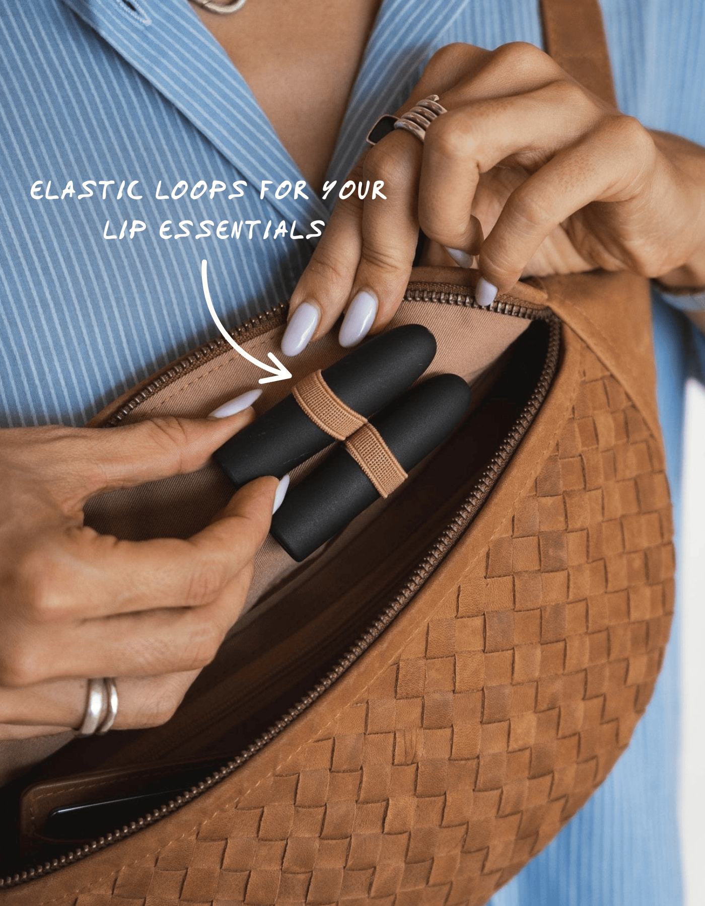 Mandrn Woven Atlas - Saddle (Light) Fanny Pack