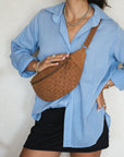 Mandrn Woven Atlas - Saddle (Light) Fanny Pack