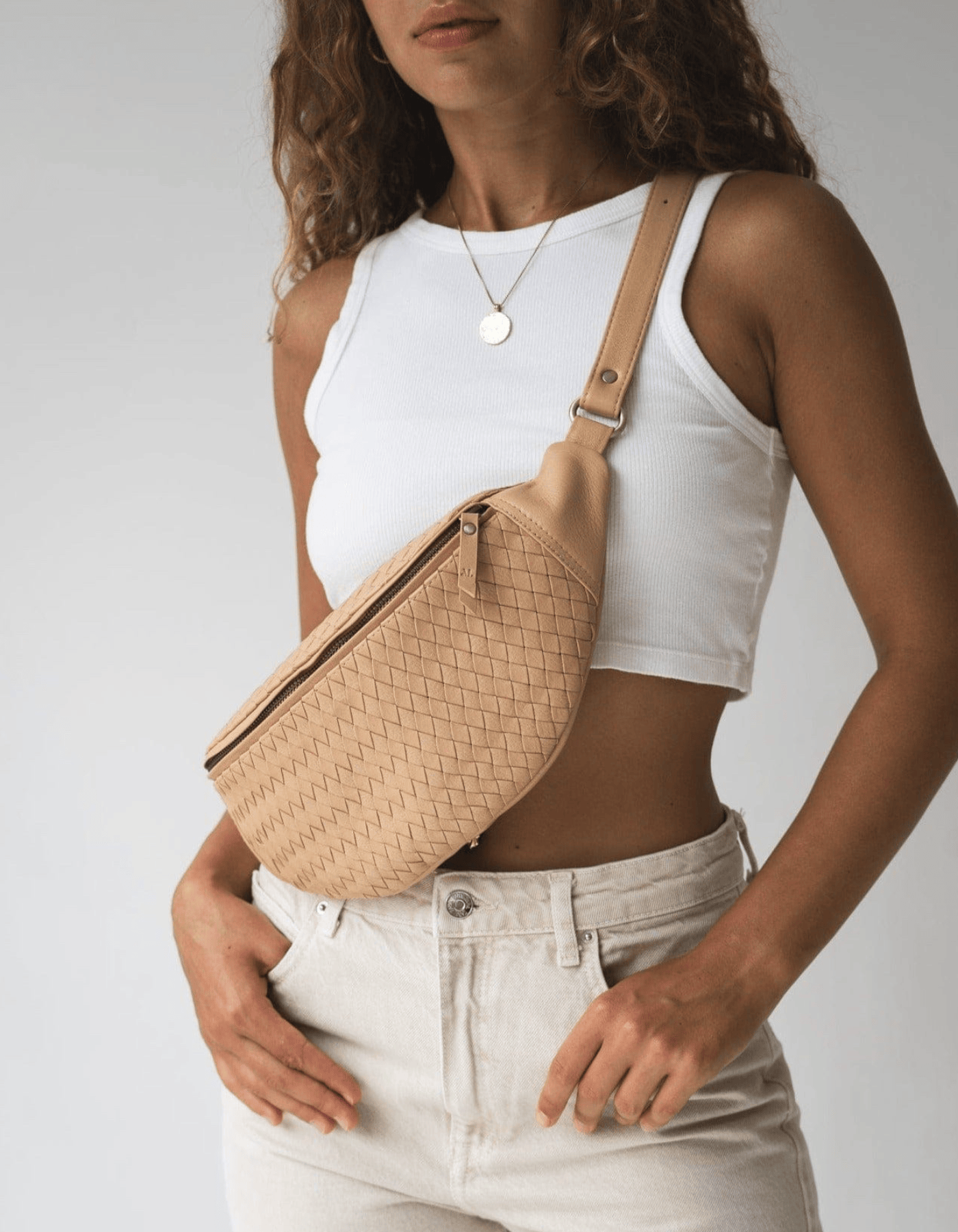 Mandrn Woven Atlas - Sand Fanny Pack
