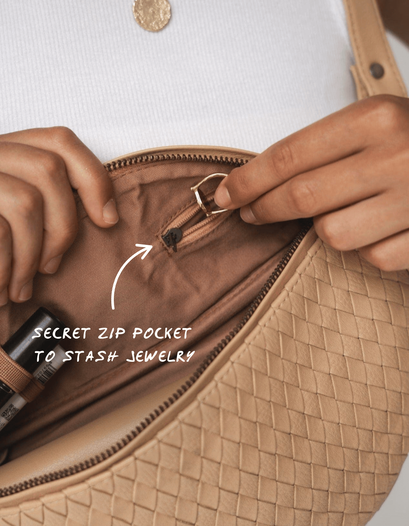 Mandrn Woven Atlas - Sand Fanny Pack