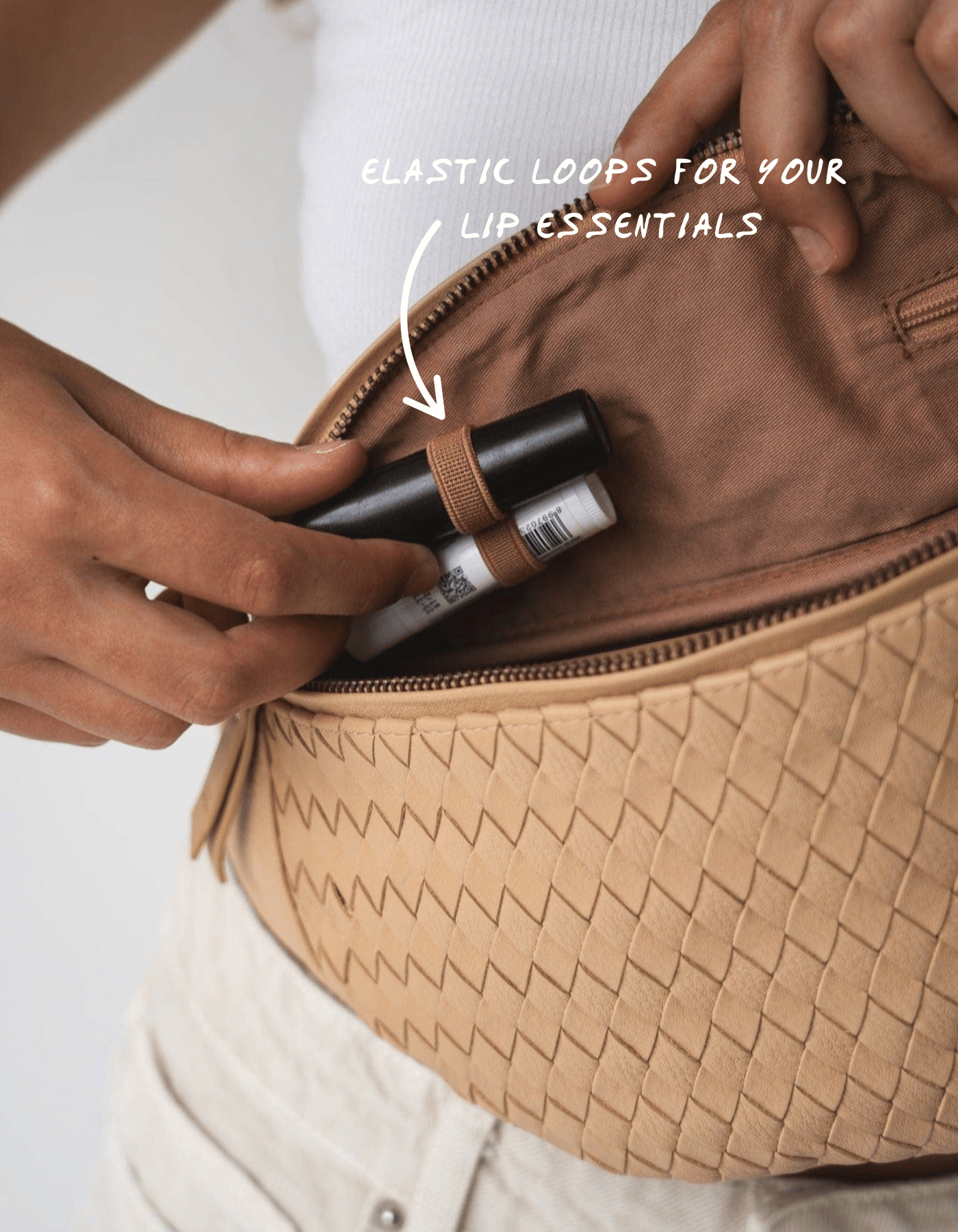 Mandrn Woven Atlas - Sand Fanny Pack