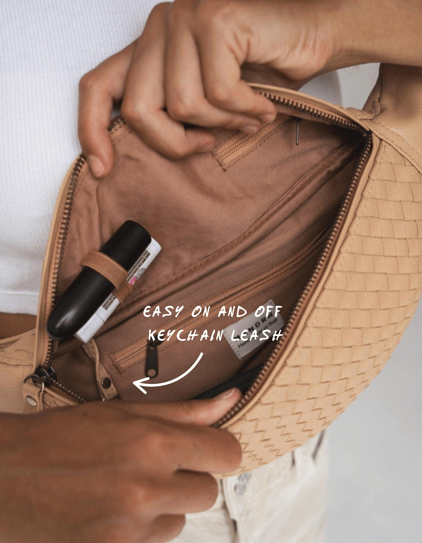 Mandrn Woven Atlas - Sand Fanny Pack