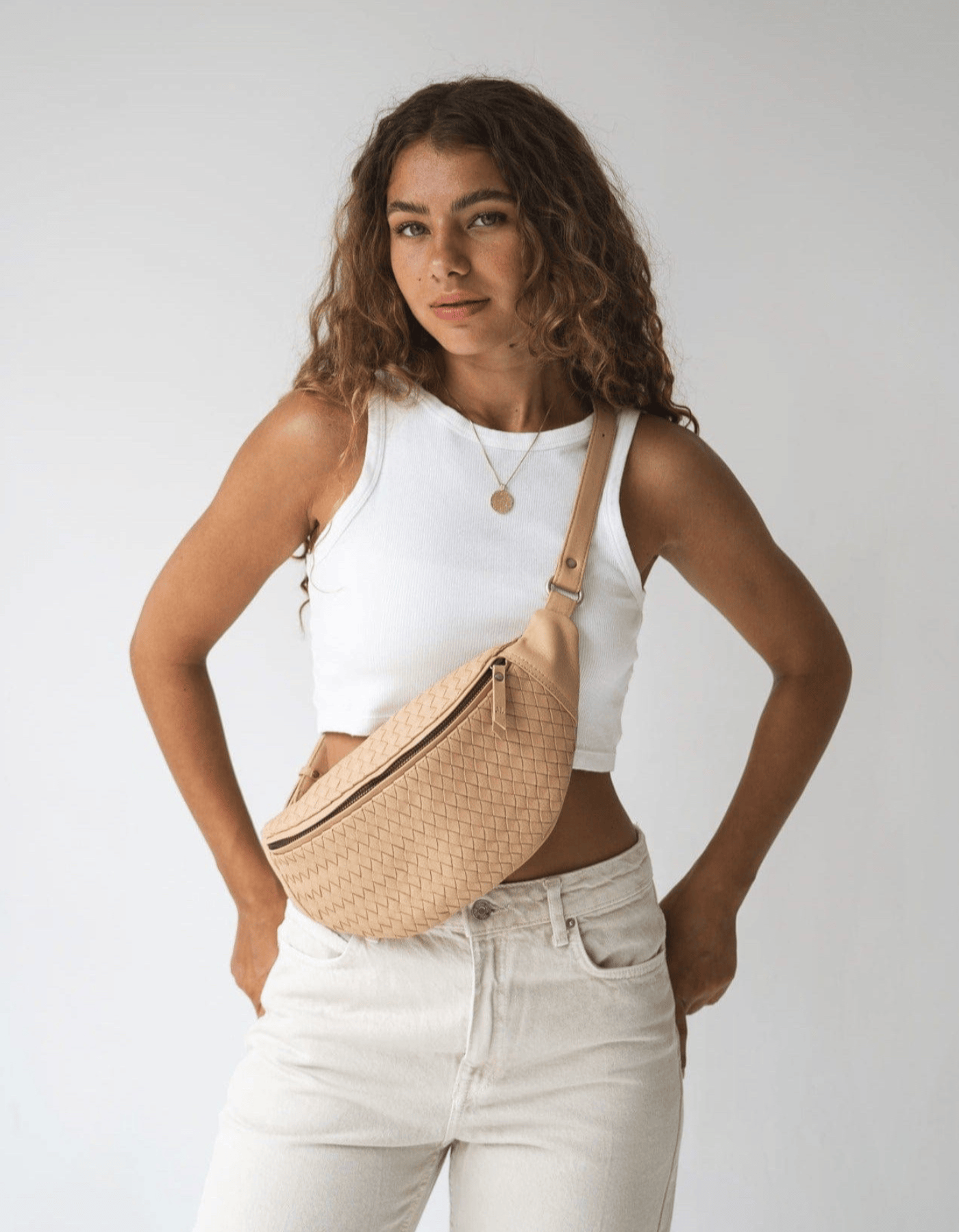 Mandrn Woven Atlas - Sand Fanny Pack