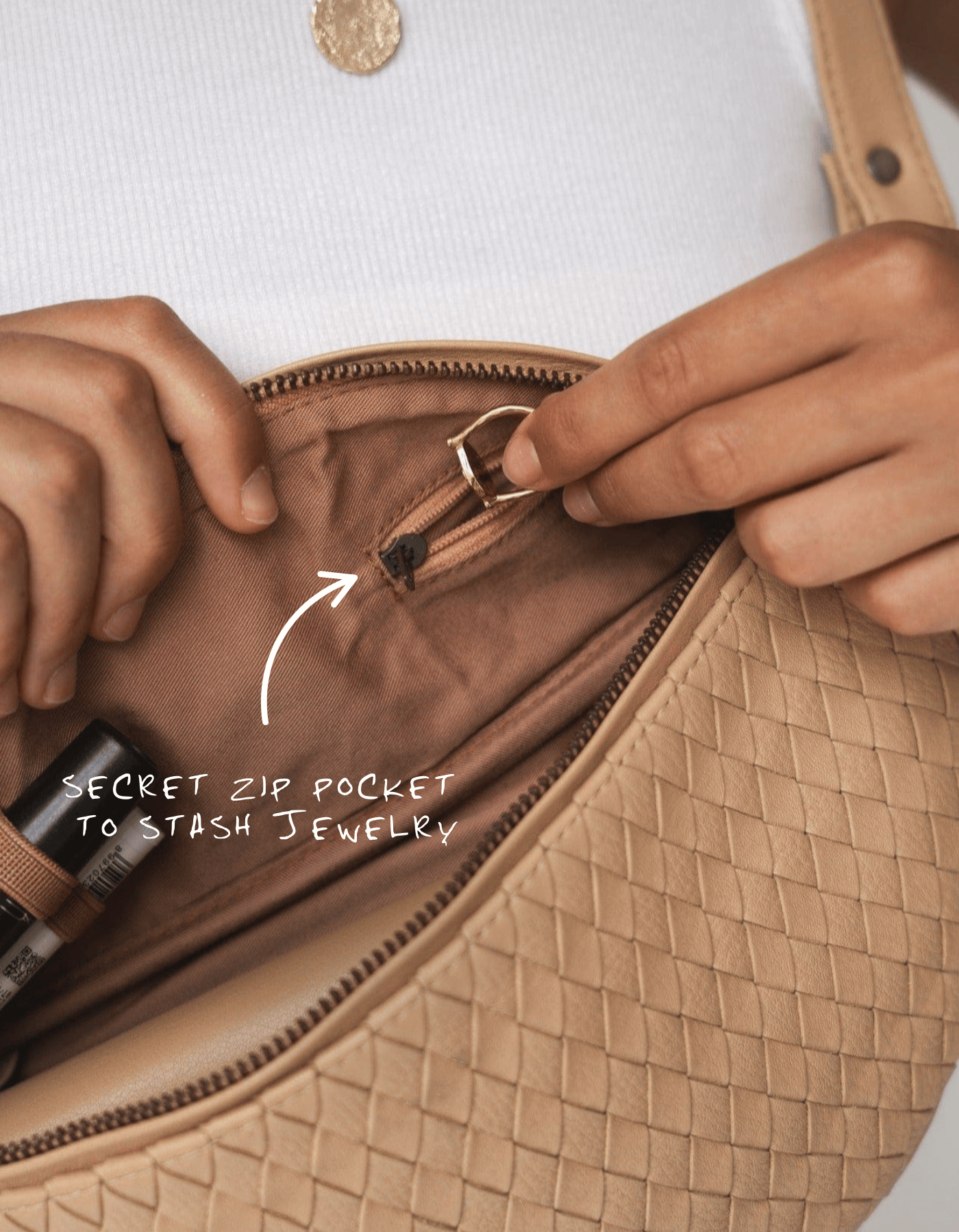 Mandrn Woven Atlas - Sand Fanny Pack