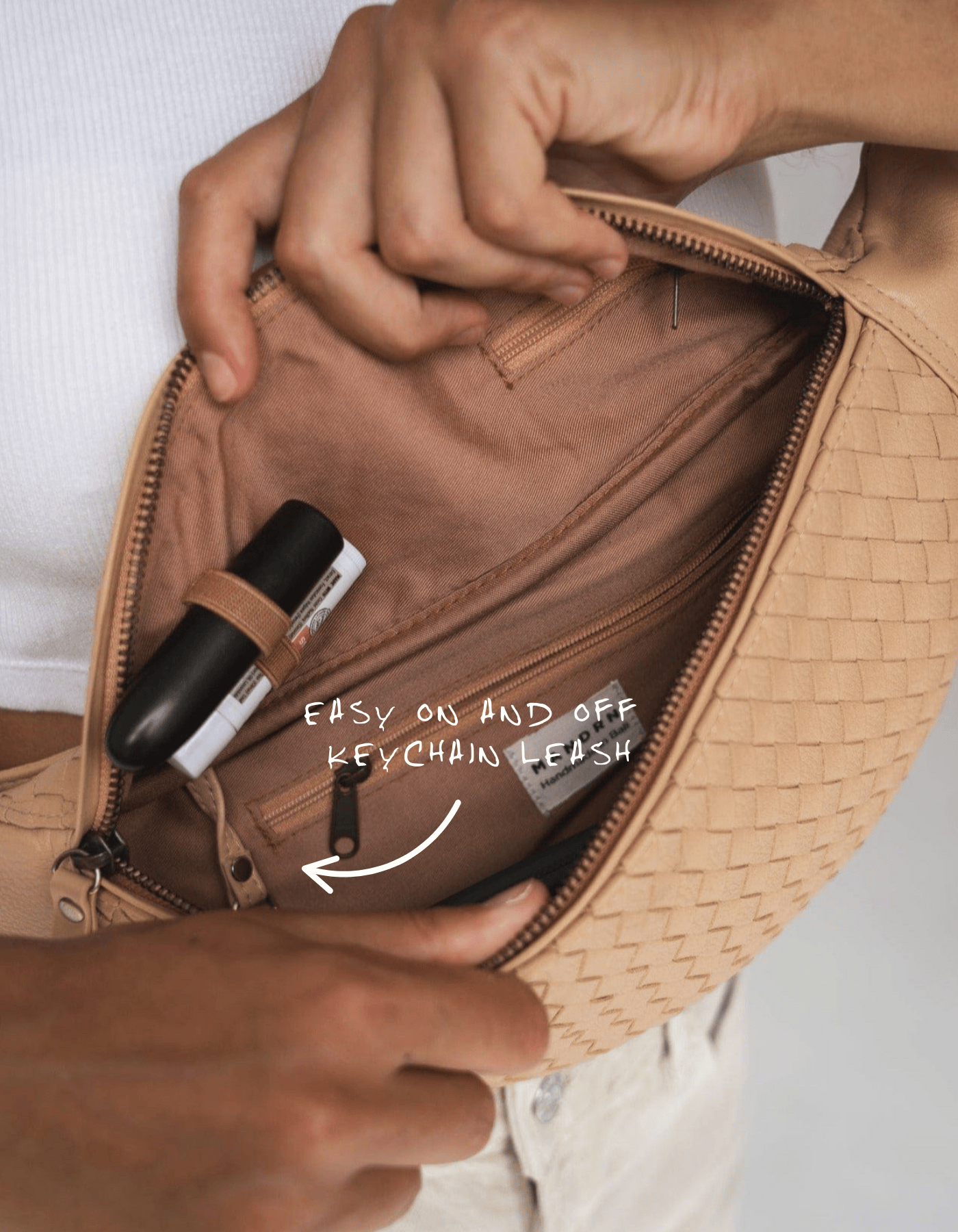 Mandrn Woven Atlas - Sand Fanny Pack