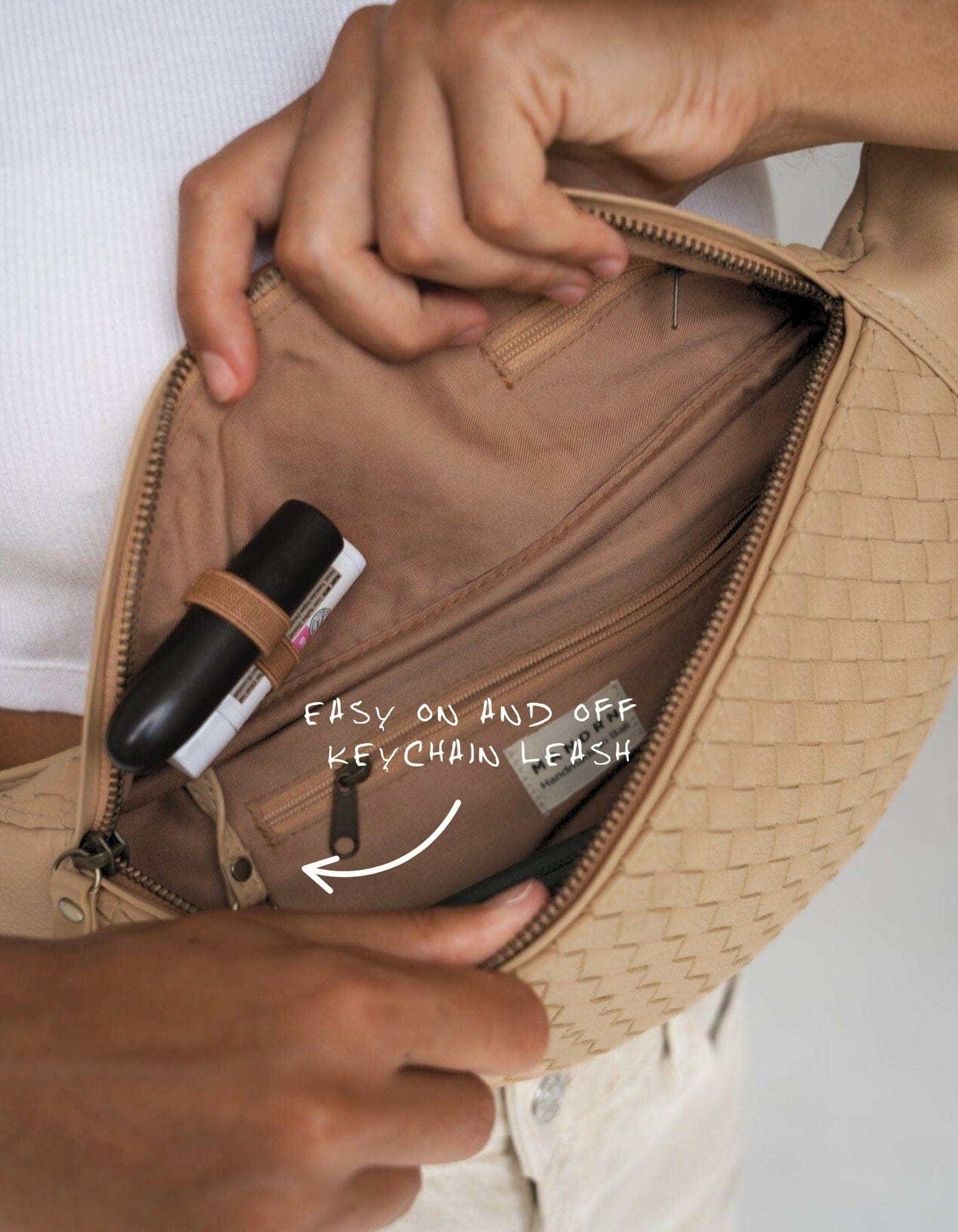 Mandrn Woven Atlas - Sand Fanny Pack