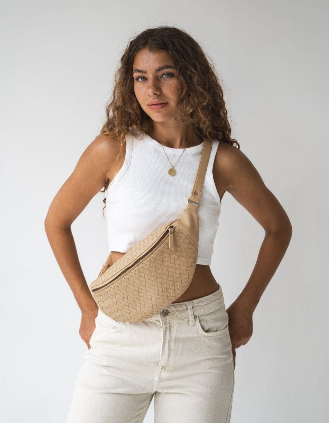 Mandrn Woven Atlas - Sand Fanny Pack