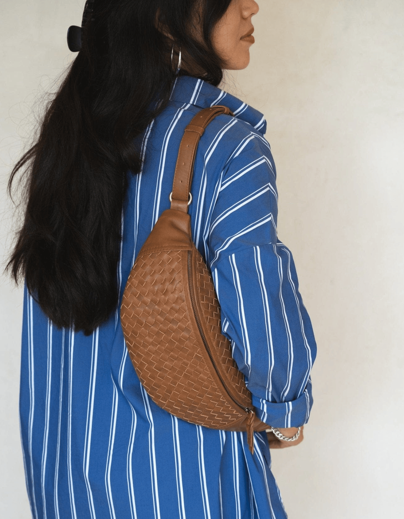 Mandrn Woven Atlas - Tan Fanny Pack