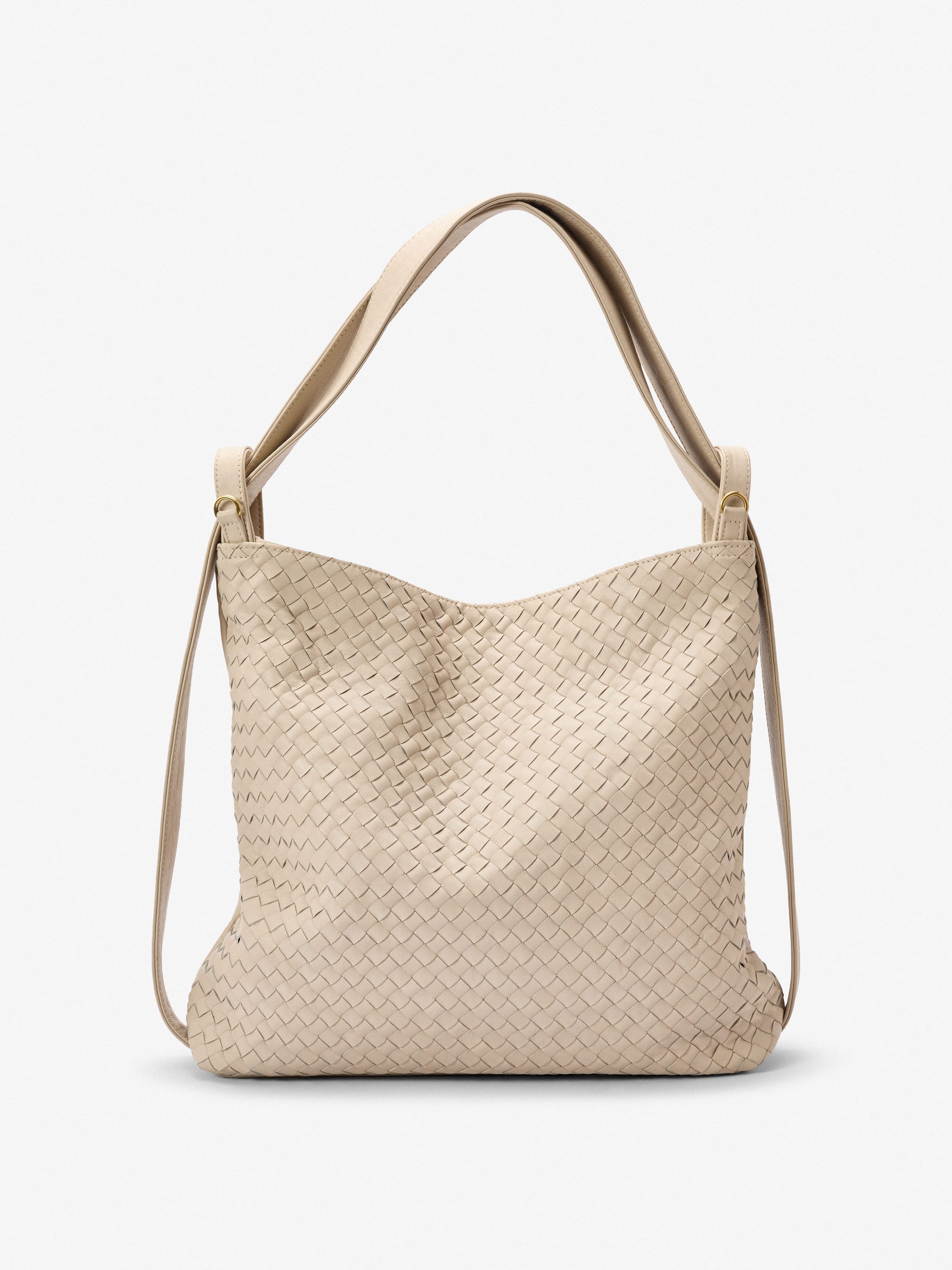 MANDRN Woven Evra Tote - Bone tote