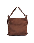 MANDRN Woven Evra Tote - Saddle (Dark) tote