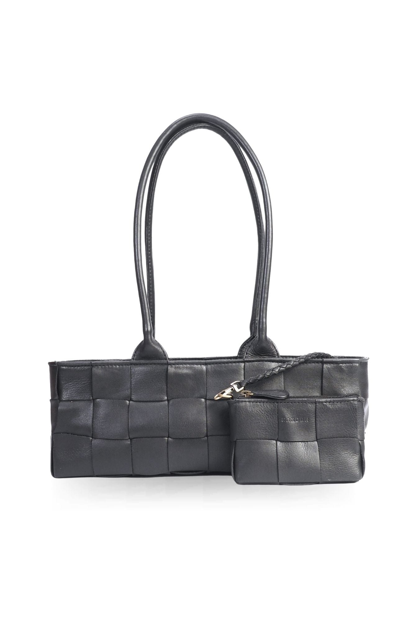 Mandrn Woven Rosalie - Black Purse