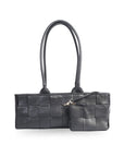Mandrn Woven Rosalie - Black Purse