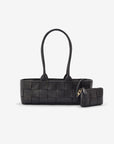 Mandrn Woven Rosalie - Black Purse