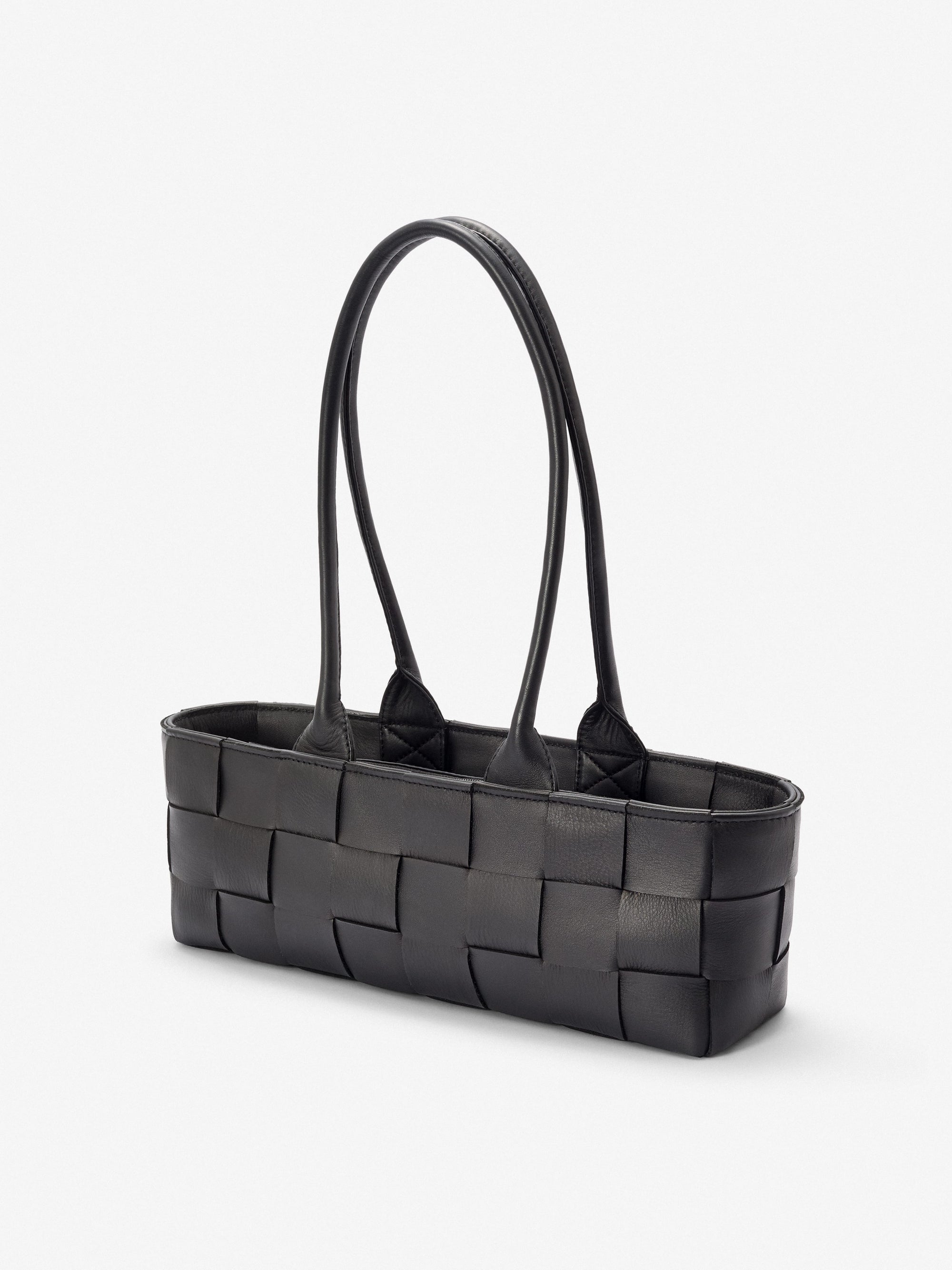 Mandrn Woven Rosalie - Black Purse