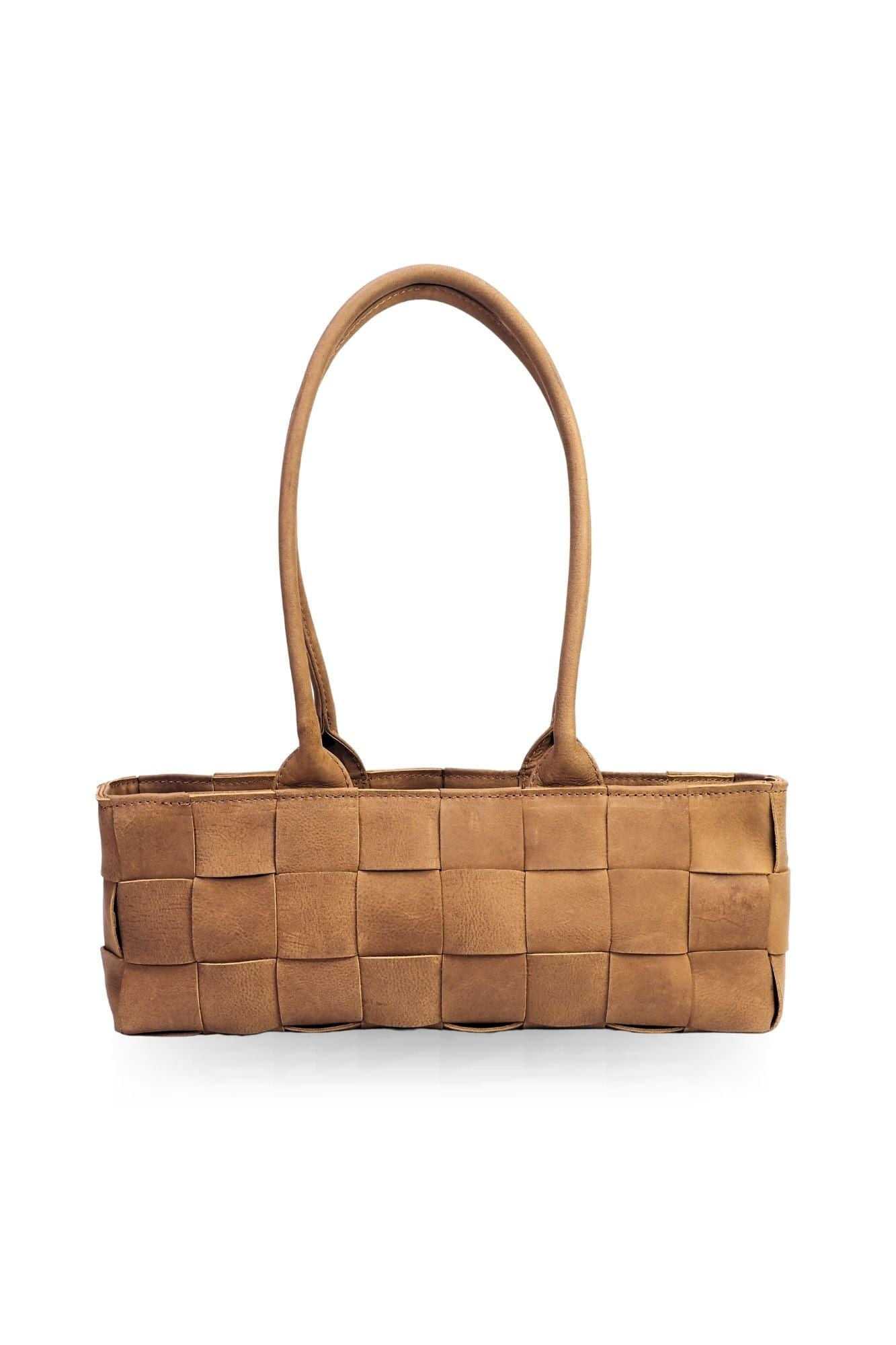 Mandrn Woven Rosalie - Saddle (Light) Purse