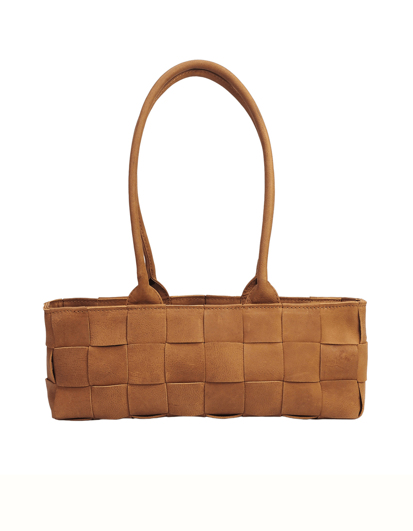 Mandrn Woven Rosalie - Saddle (Light) Purse