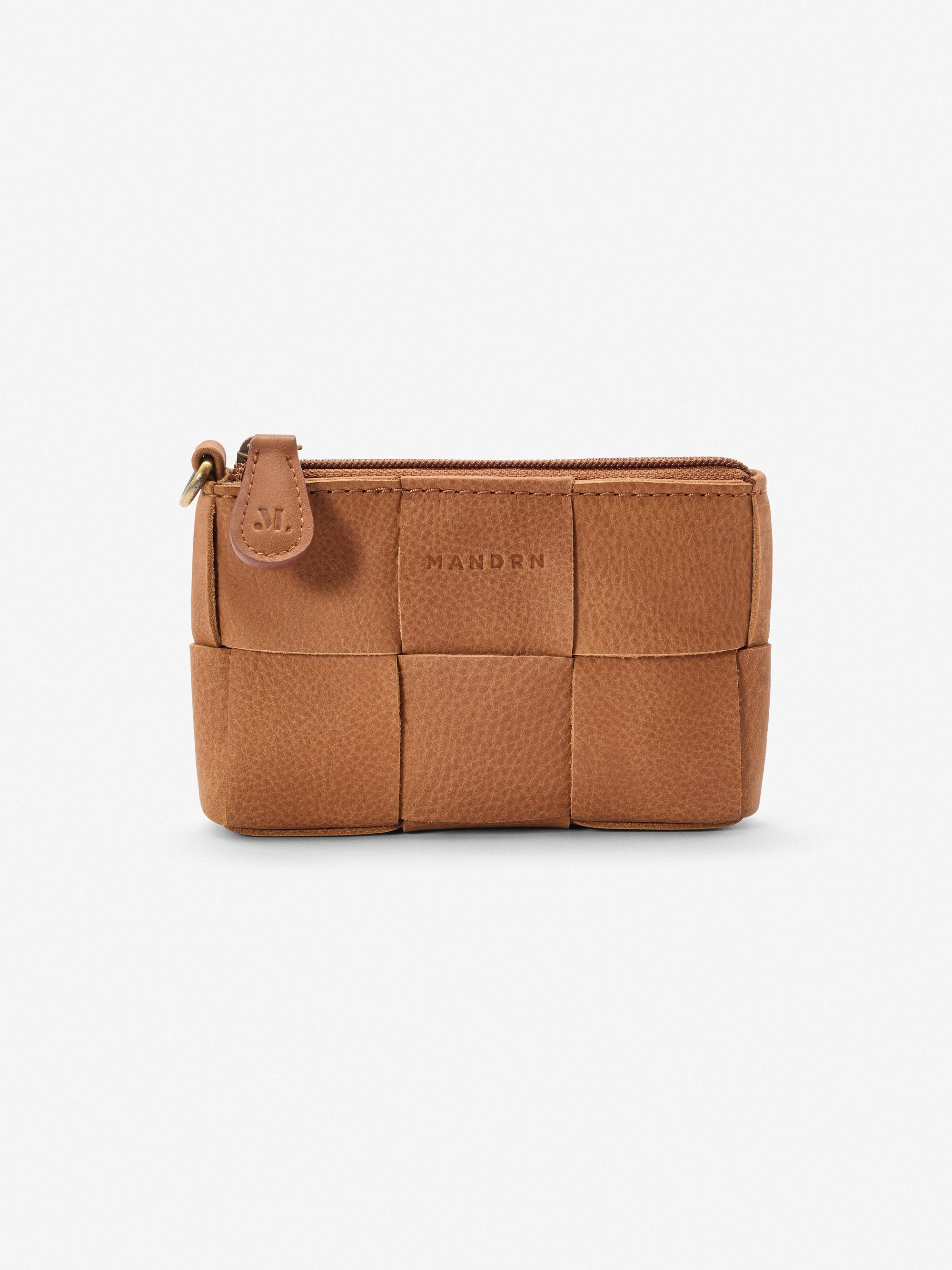 Mandrn Woven Rosalie - Saddle (Light) Purse