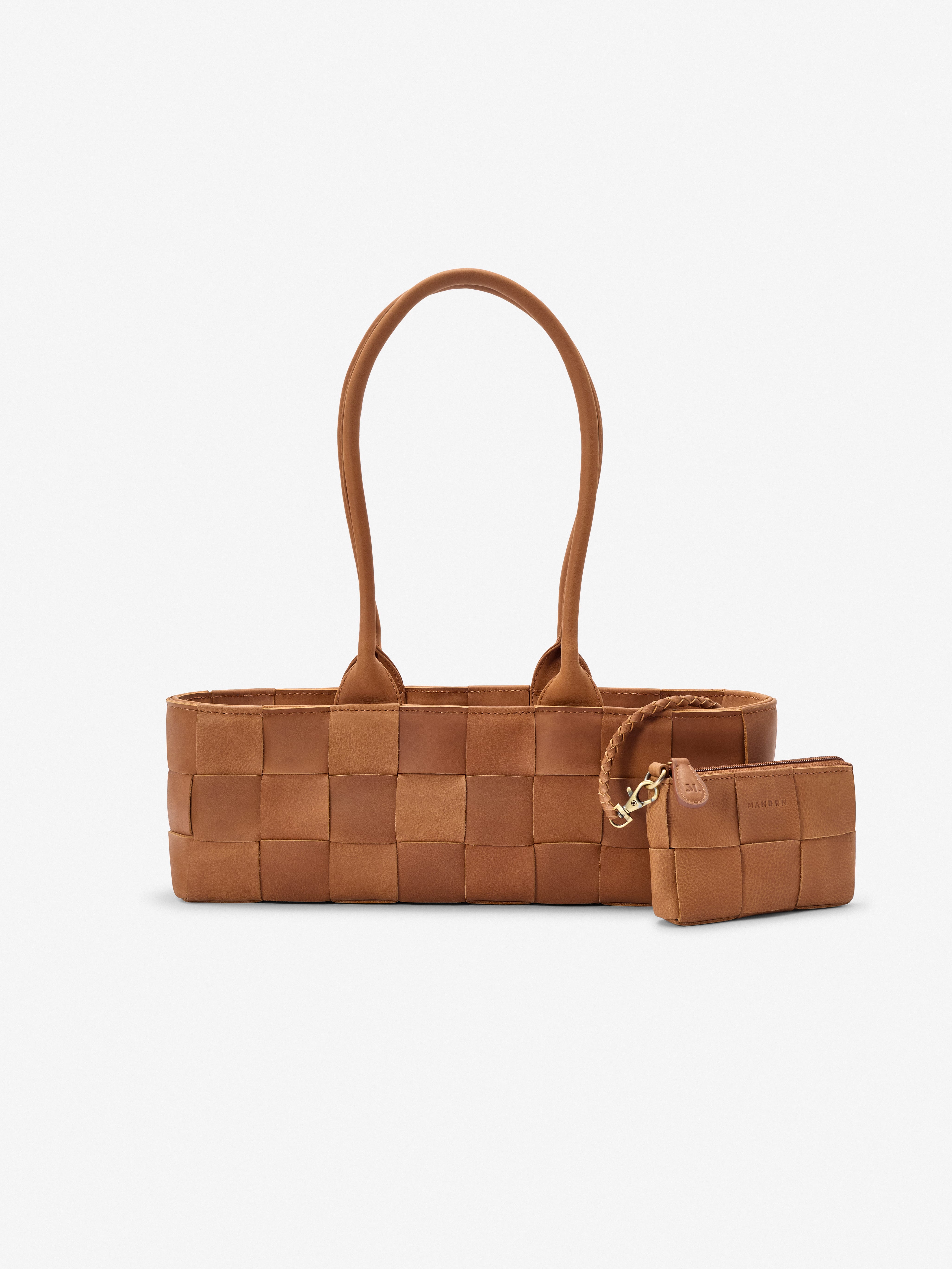 MANDRN | Rosalie Handbag- Saddle Light