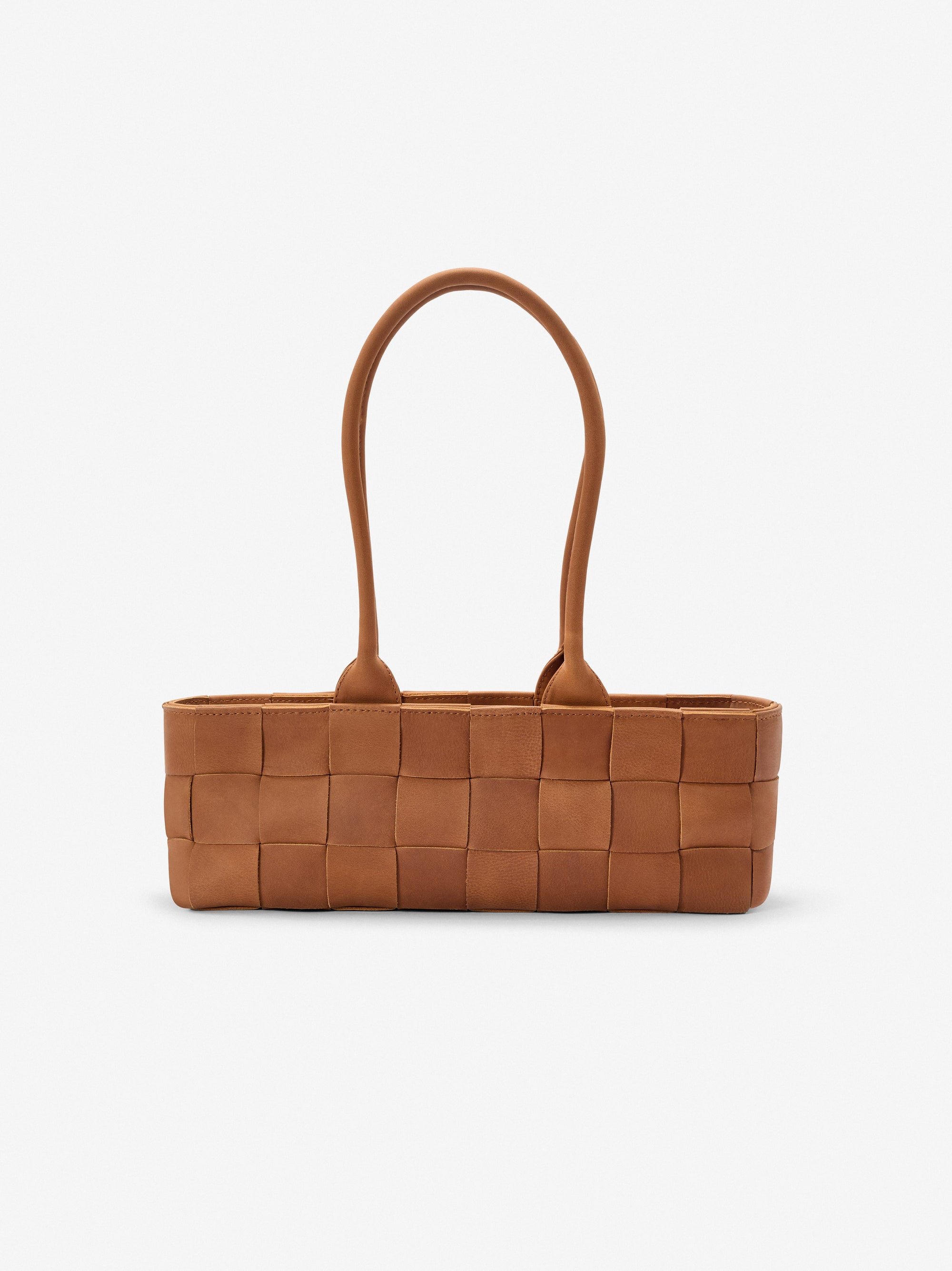 Mandrn Woven Rosalie - Saddle (Light) Purse
